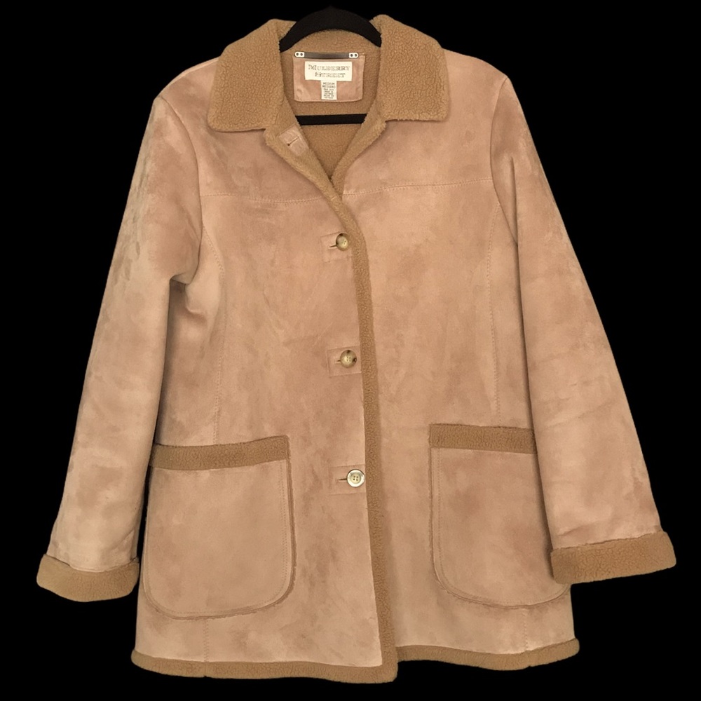 Mulberry Street Vintage Faux Suede Tan Jacket